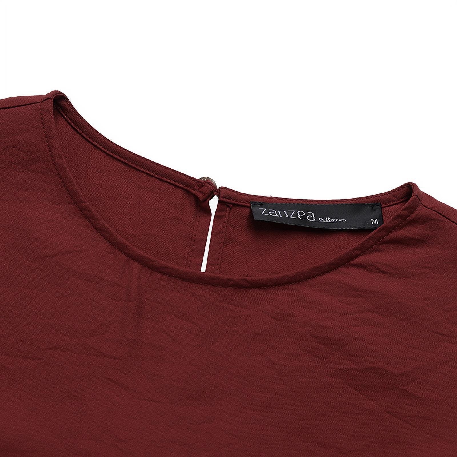 Женское повседневное однотонное длинное супер длинное платье с круглым вырезом и длинными — фото 5