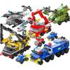 Lego-kompatibles Militär-, Polizei- und Feuerwehrfahrzeuge-Bausteinset