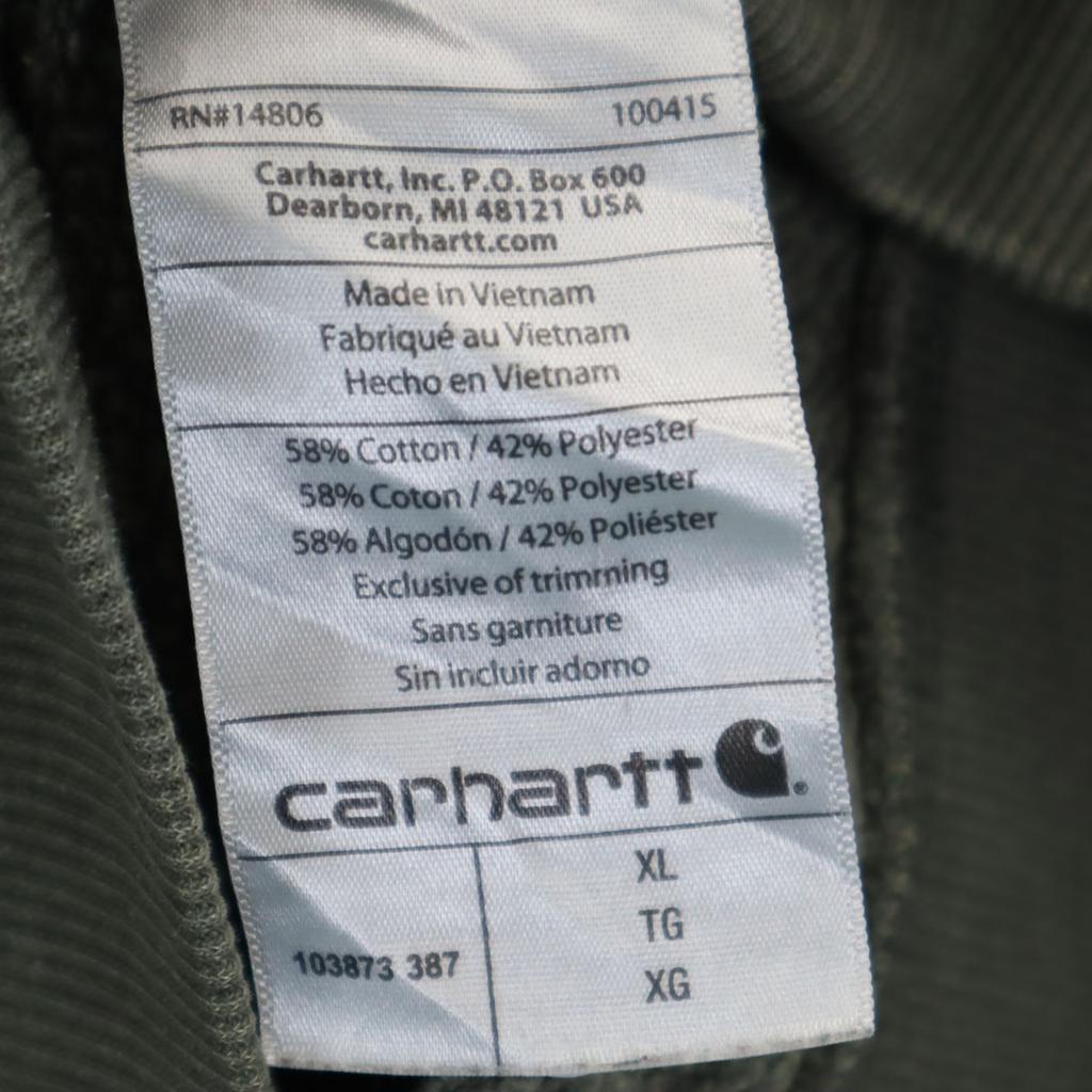 Carhartt 103873 Long sleeve Sweatshirts XL khaki Men's Used
