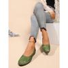 Women's Plus Size Satin Wedge Shoes Spring Retro Hong Kong Style