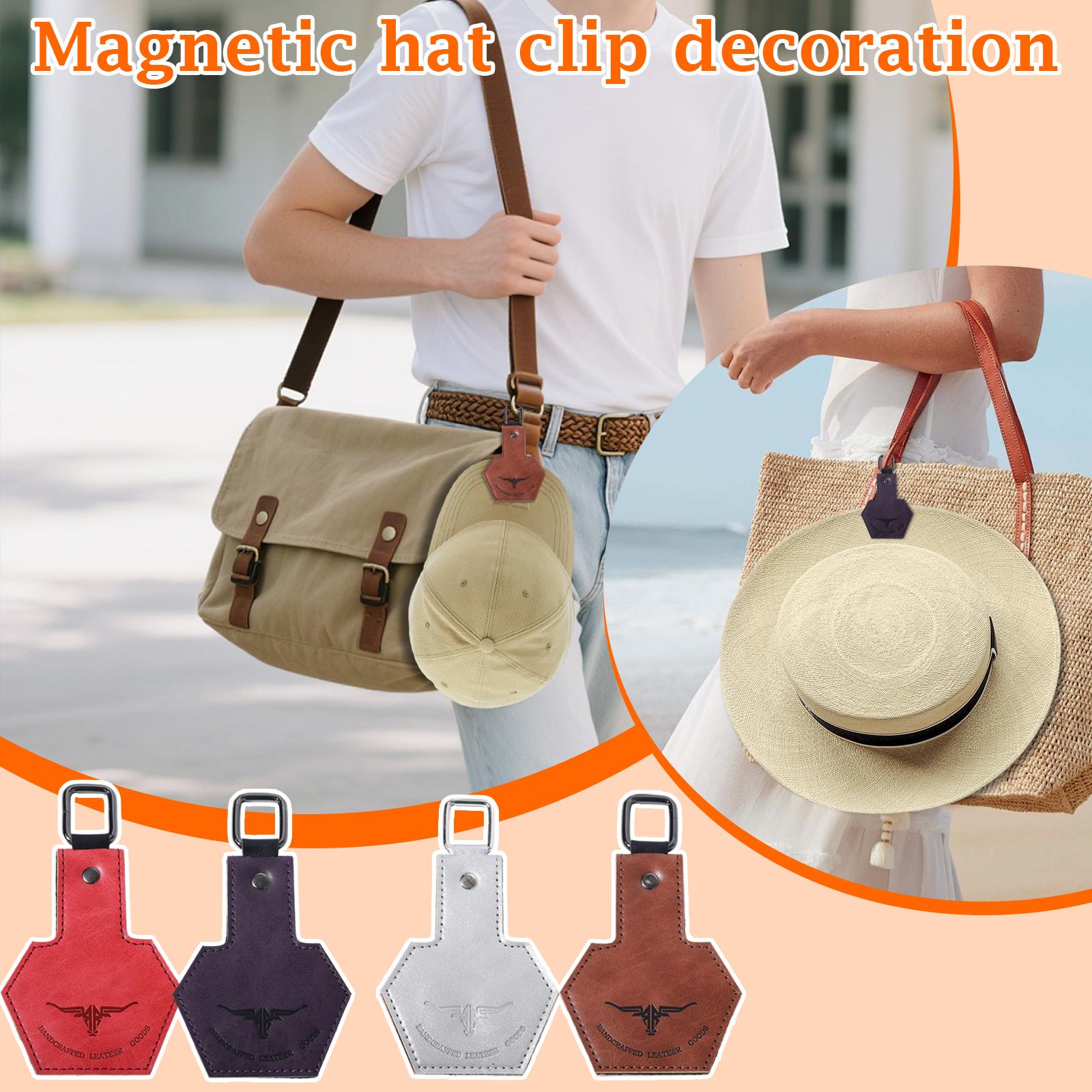 

Portable Travel Hat Clip Pouch — -Loss & Non-Marking коричневый