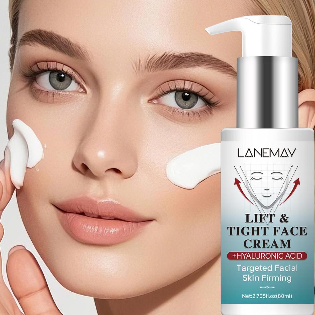 Firming FACE CREAM-With Vitamin E • Collagen-Improve Firmness and elasticity-Suitable for All Skin Types, 80ml