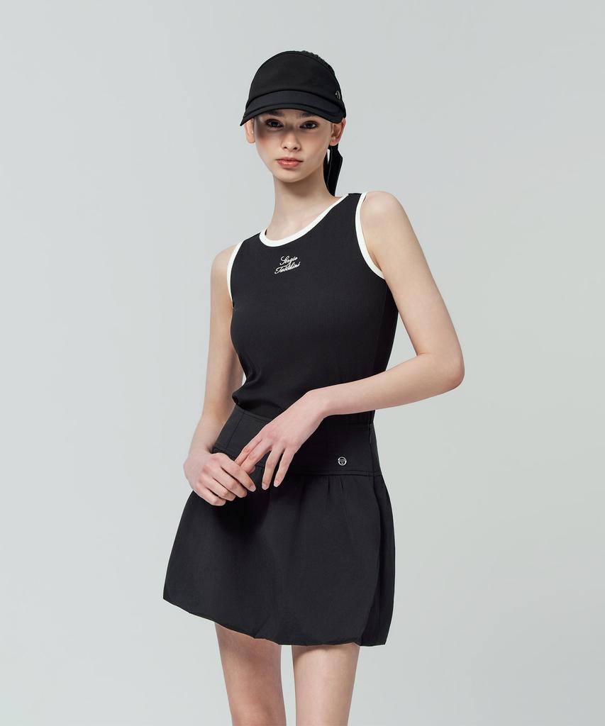 SERGIO TACCHINI W Wide Ribbon Sun Visor (Black)