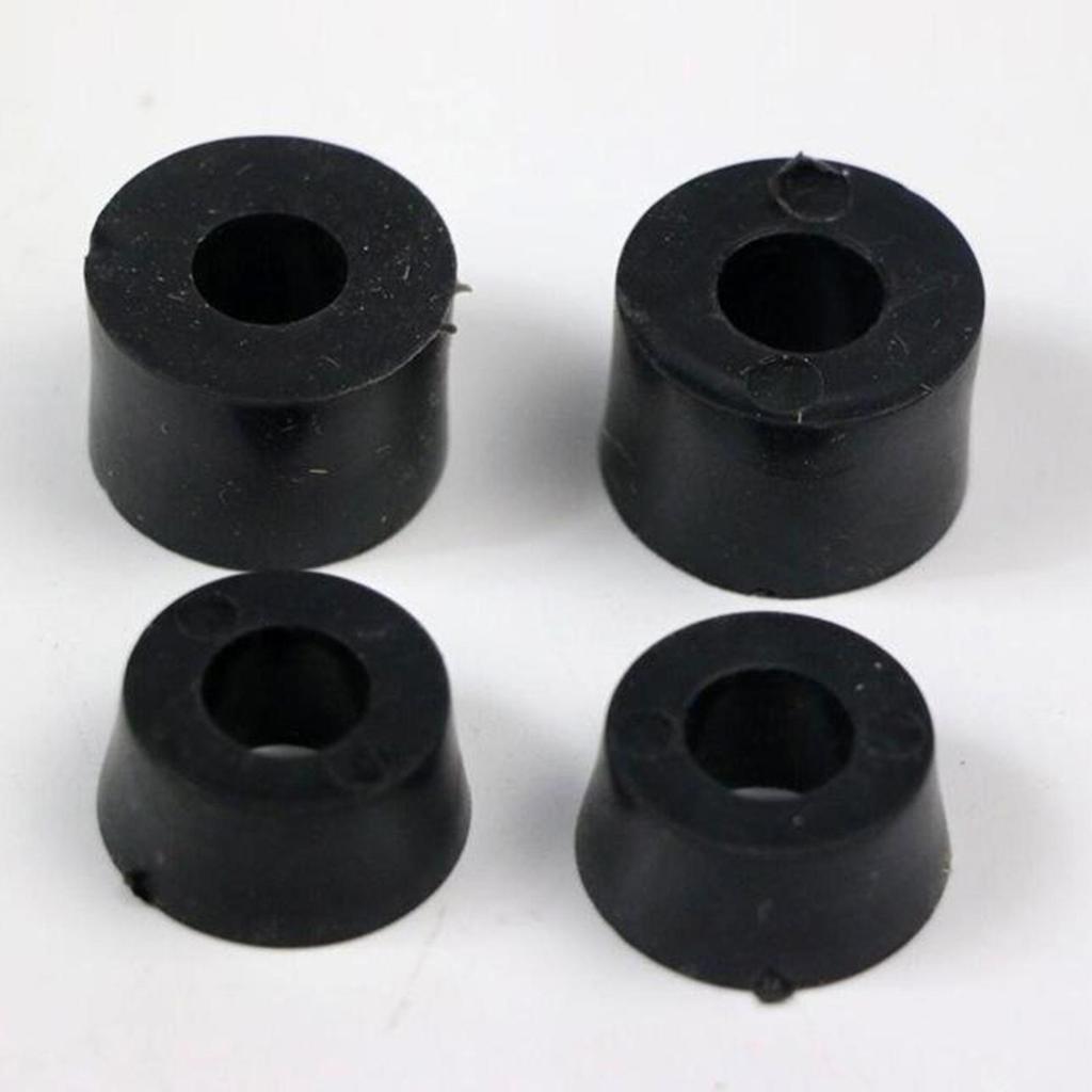Skateboard Trucks and Wheels Set Bushings Kit PU Shock Pads for Double Rocker Longboard Riding