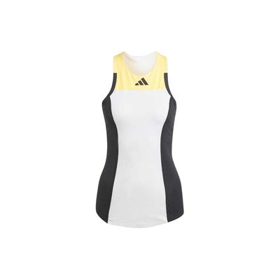 Regata Sem Mangas Slim Fit Color Block Tops Femininos Multicolorido IN6494