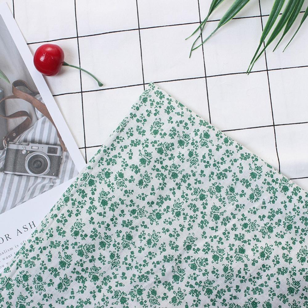 7Pcs 50*50cm Cotton Fabric Cotton Pre-cut Fabric Sewing Supply Floral Cotton Cloth Quilt Production