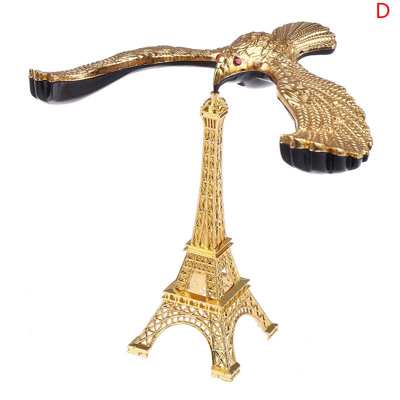 Alloy Tower Model Balance Eagle Bird Miniature Figurines Decompression Toy