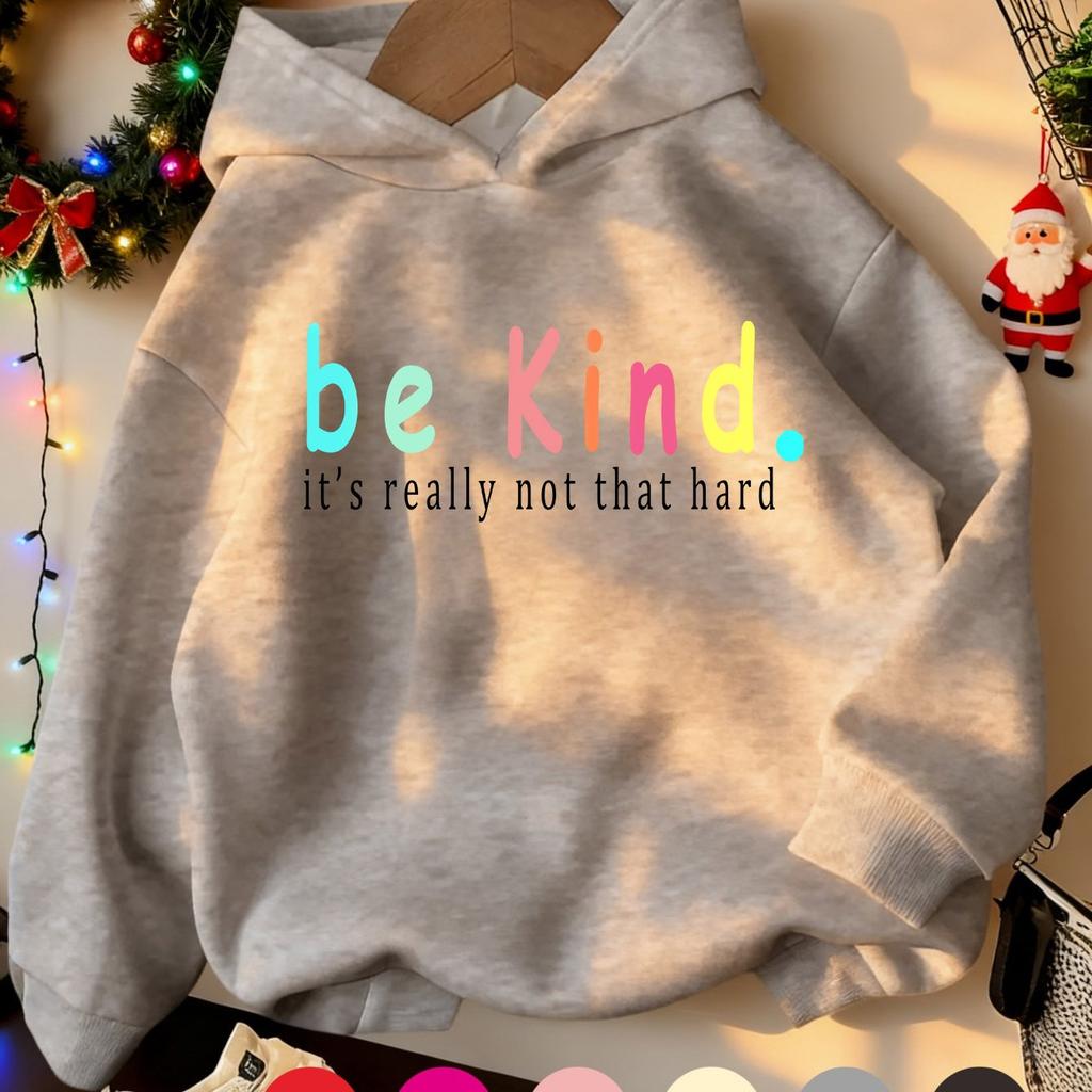 [Cartoon-Kapuzenpullover für Mädchen] Modischer Kapuzenpullover für Mädchen - Mit Kapuze, Cartoon-Print, Bequemes, Stilvolles Shirt für Herbst, Winter, Freizeit, Sport