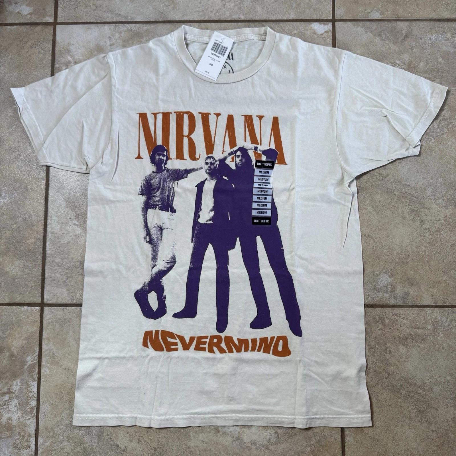 Nirvana Nevermind Portrait T-Shirt MEDIUM New S