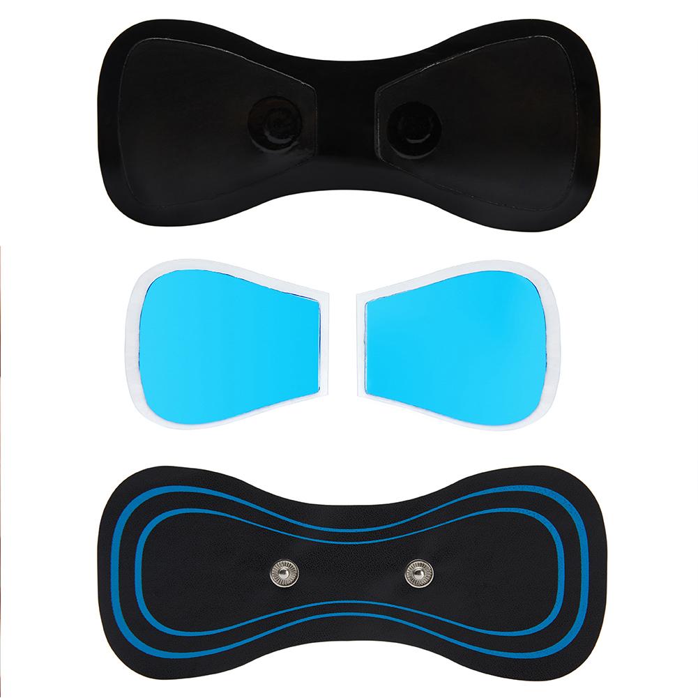 1Pair/2pcs Massager Pads Replacement Silicon Gel Massager Patch Reusable Safe Comfortable EMS Neck Trainer Accessories