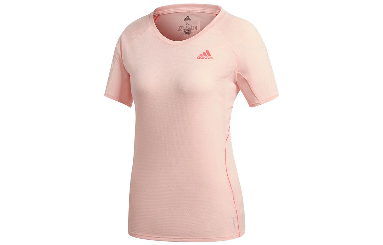 Adidas Raglan Sleeve Running T Shirt Women s Pink FT6451 S