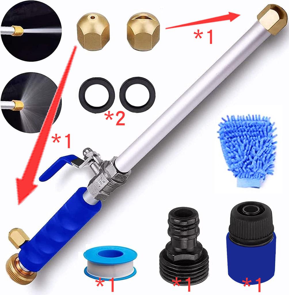 Spray Cleaning Washing Accessories Maintenance High Pressure Power Water Gun Cleaning Machine Water Jet Hose Rod Nozzle Sprayer