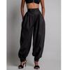 Women's High-waisted Zippered Cuffed Jeans Loose Casual Vintage Pants