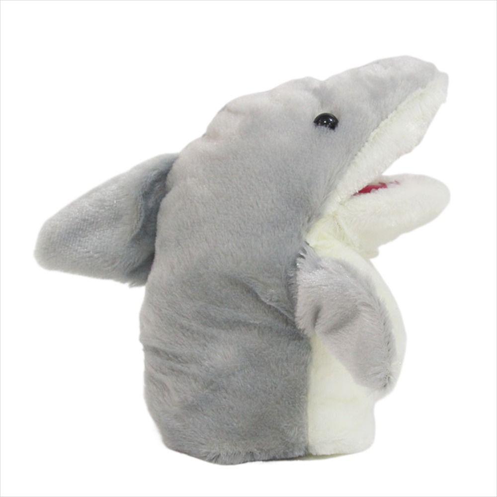 Plush Animal Shark Puppet Stuffed Animals Plush Hand Puppet Parent-Child Interactive Kids Toy