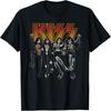 KISS Unisex Adult Slim Fit Black Cartoon T-Shirt