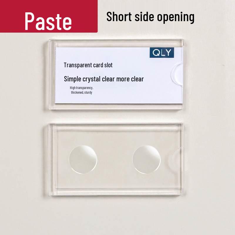 Acrylic Transparent Magnetic ID and Card Holder
