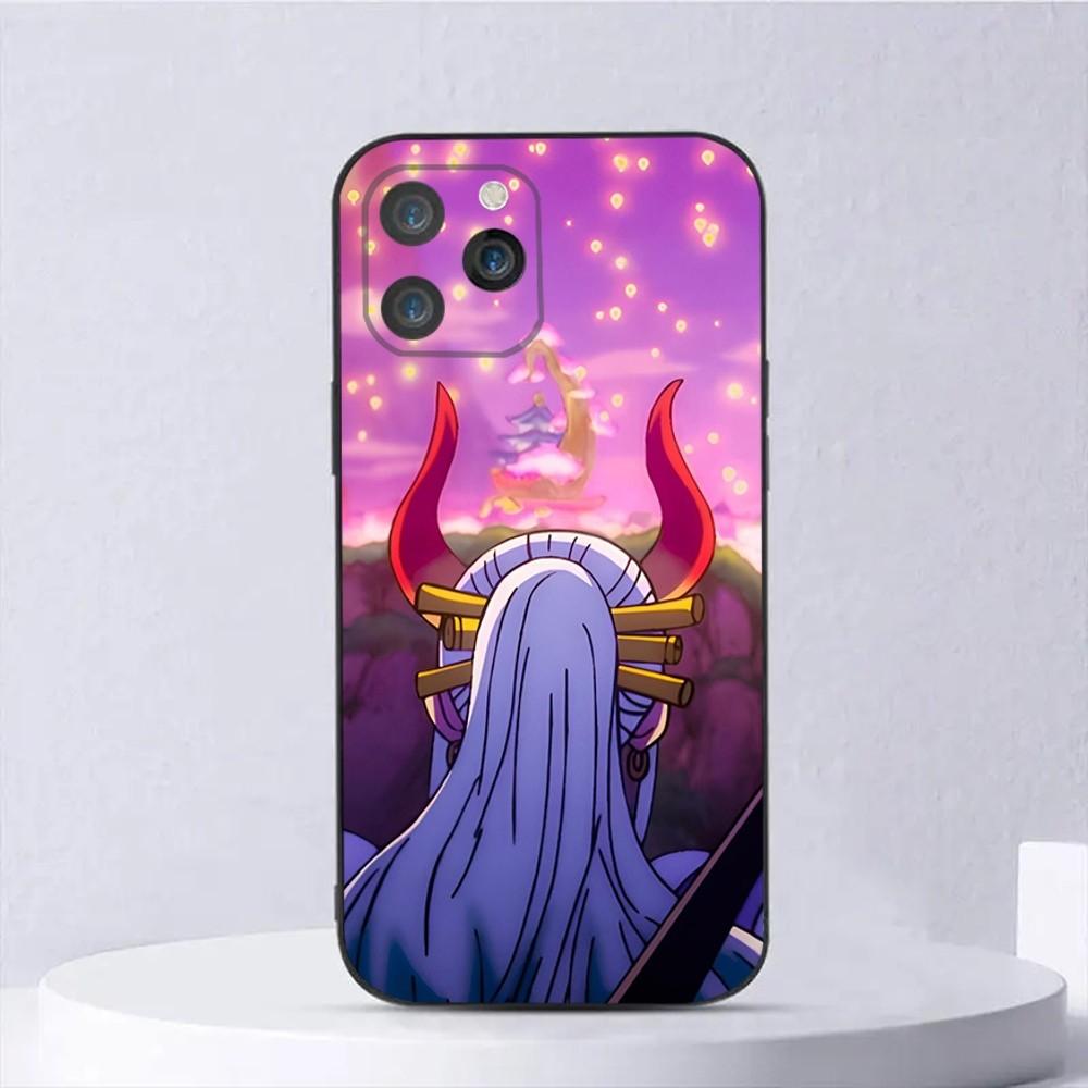Anime Y-Yamato Phone Case For iPhone 16,15,14,13,12,11,Plus,Pro Max,XS,X,XR,SE,Mini,8,7 Soft Silicone Black Cover