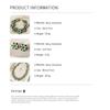 Vintage Enamel Floral Necklace Earrings Bracelet Set Retro Luxury Court Style Jewelry