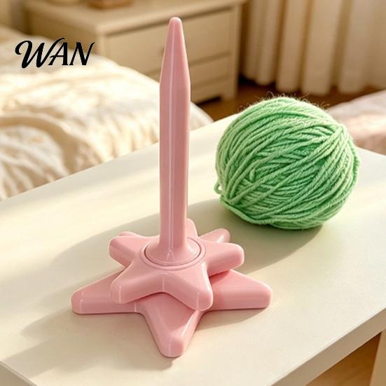 Universal Yarn Spinner 3D Printed Smooth Rotating Holder Cute Star Tangle-Free for Crocheting Knitting Lovers Accessory