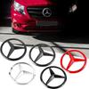New For Mercedes Benz 18.8/21CM Car Front Grille Large Badge Decal for Mercedes Benz AMG GLA GLB GLS C E GLE GLB A Class Cover D