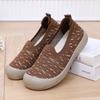 Spring New 2025 Women's Shoes Fashion Breathable Mesh Hollow Round Head Casual Shoes Women Non Slip Slip on Vulcanized Shoes