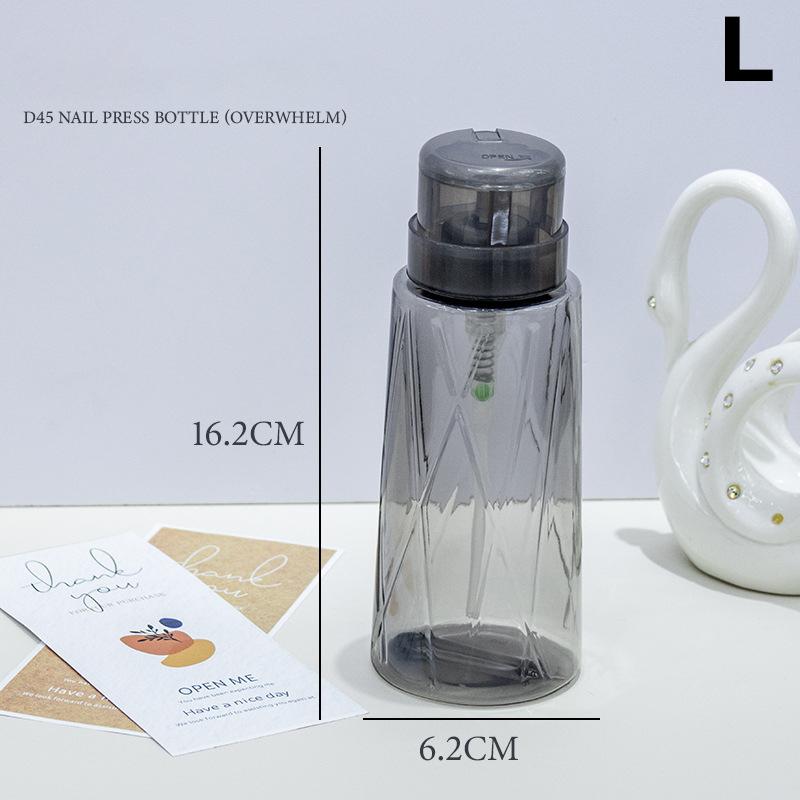 Nail Refillable Bottles Empty Press Pump Dispenser Nail Art Polish Remover Cleaner Makeup Bottle Manicure Tool