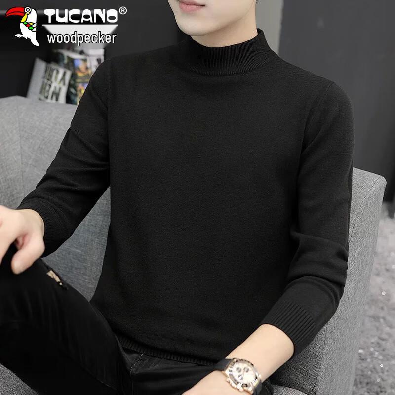 TUCANO Men's Mock Neck Knit Sweater
