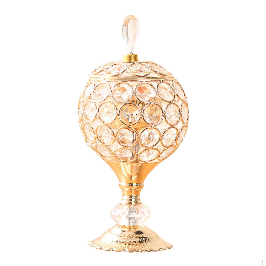 Creative Burner Decoration Diamonds Inlaid Coil Corn Burning Desktop Censer Ornament