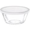 8 Piece Custard Cup Set with Lids Clear Glass Storage Containers BPA Free Dishwasher Safe Oven Freezer Microwave Safe Durable