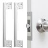 Stainless Steel Door Latch Guard Plate 7 Inch Latch Shield  To Block Access To Door Lock Deadbolt