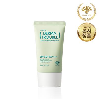 Dongwha Pharmaceutical Fushidain Derma Trouble Zinc Calming Sun Cream, 1 Pc, 50ml