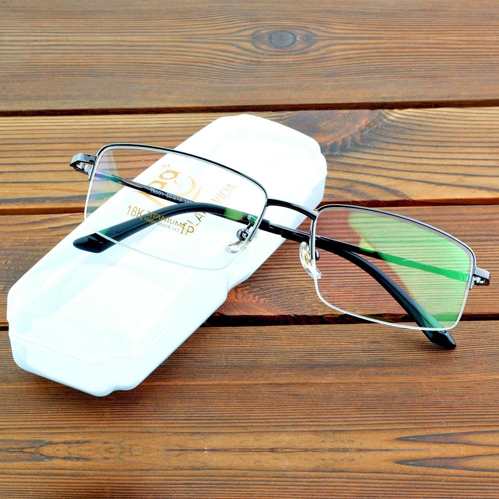 

Titanium Alloy Business Super Light Grey Eyeglasses Frame Fashion Spectacle Frame сірий