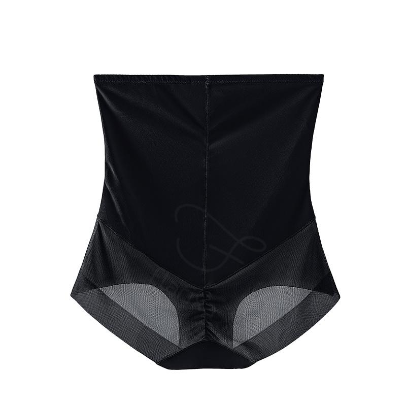 Flarixa Thin Ice Silk Panties Mesh Material Breathable High Waist Pants Bodyshaper Shaperwear Hip Llifter Women's Underwear Girl's Undies