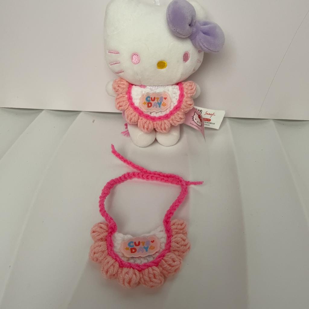 Snow White Cat Collar Green Christmas Dog Scarf Pet Neck Warmer Knitted Bib Drool Towel