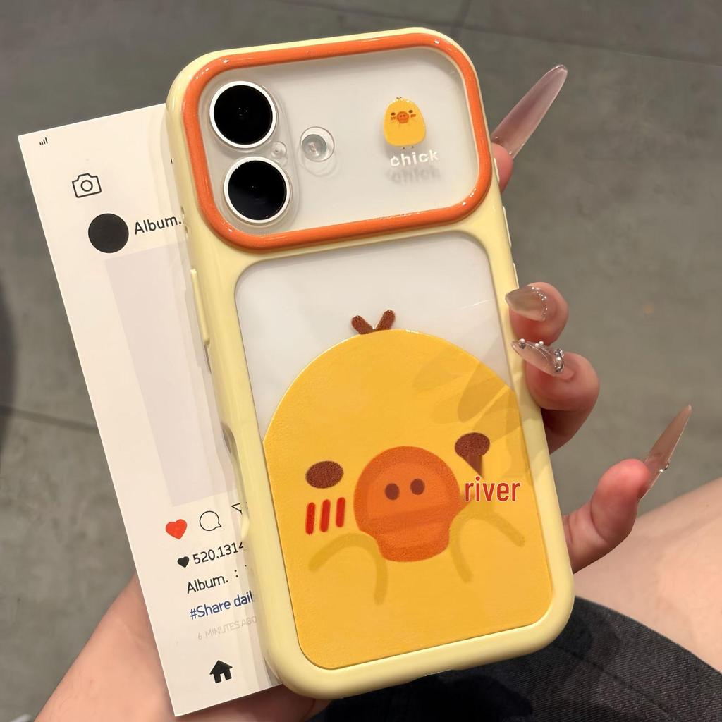 Cartoon Bunny & Yellow Duck Phone Case for Apple 17 Pro Max & iPhone 18/13