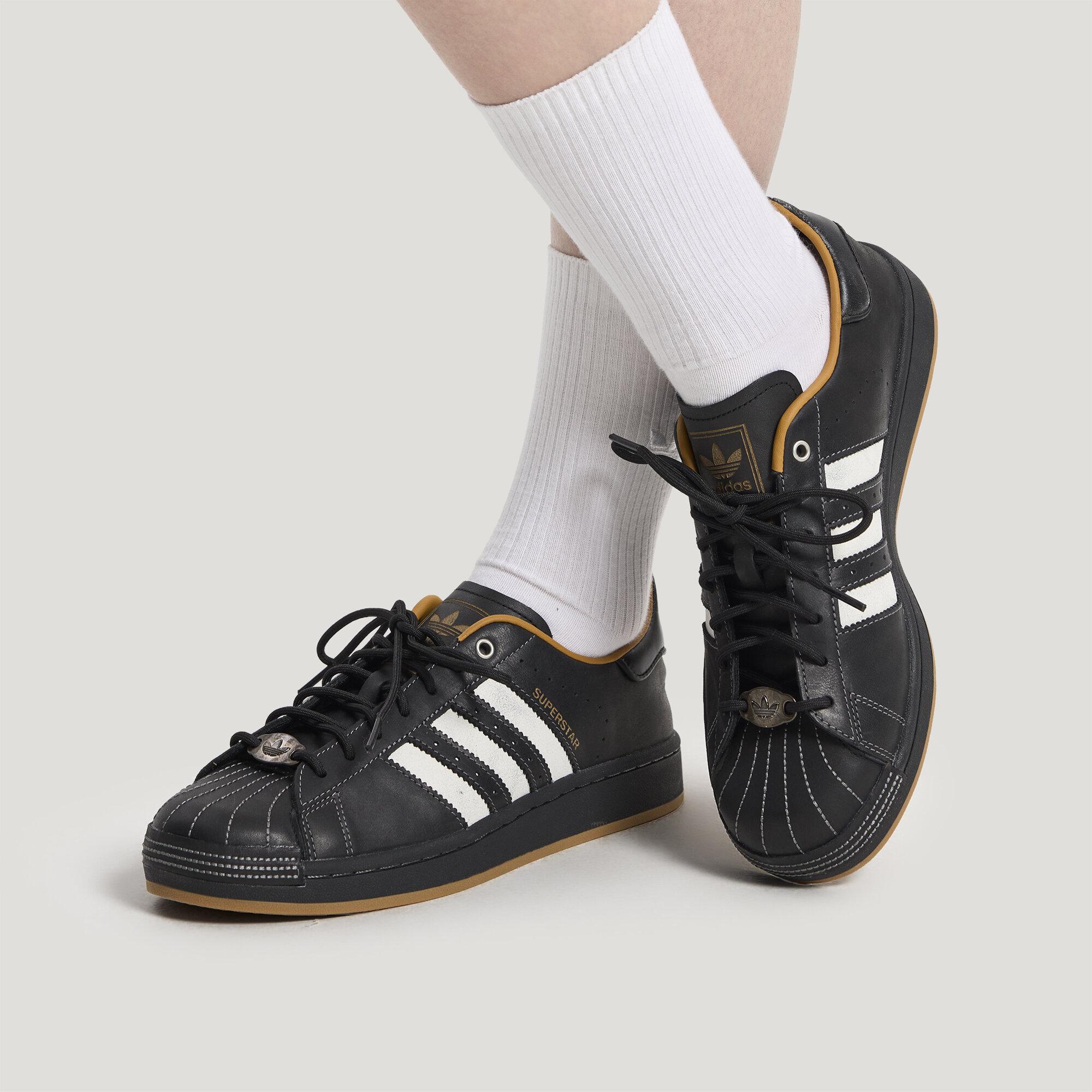Adidas Originals Superstar 2 Low top Skateboard Shoes Unisex Black 39