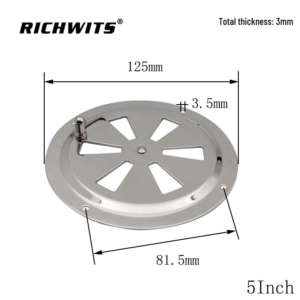 

RICHWITS Нержавіюча сталева поворотна вентиляційна решітка