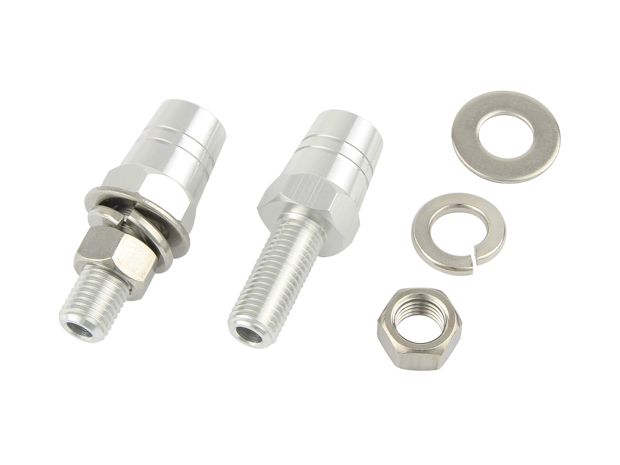 

POSH 098101-03 Мотоциклетные принадлежности Последовательный удлинитель 0,9 дюйма (24 мм), Серебряный 24mm серебряный