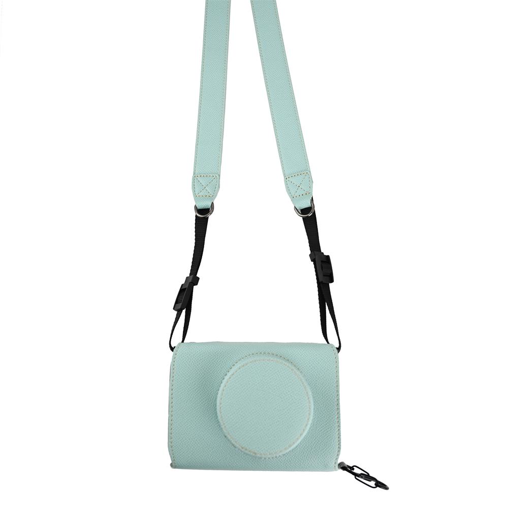 Étui en Cuir PU à Imprimé Palmier pour Fujifilm X-E5 Fuji XE5 Sac de Rangement pour Appareil Photo Coque Dure de Protection avec Bandoulière