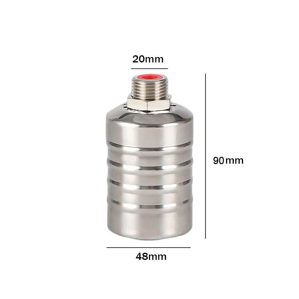Automatic Water Level Control Valve Stainless Steel Floating Ball Valve High Capacity Water Stop Refill Controller Accessories