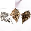 Vintage Women Men Wolf Lapel Brooch Pin Collar Jewelry Shirt Jeans Jacket Badge