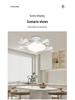 LED Fan Light E27 Base: Silent, Multi-Functional 5-Head Drone Model for Living Room & Bedroom