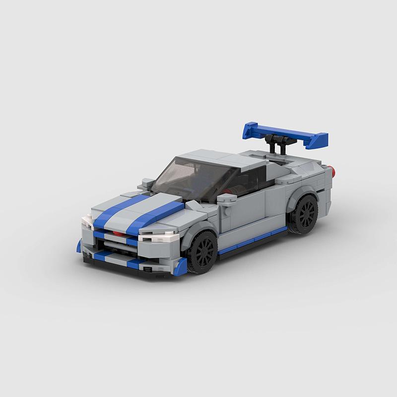 MOC Technical Car City Speed Vehicle Vetro Car Rally Building Blocks Bricks Ornament Creative Toys For Kids Adults Birthday Gift