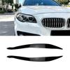 A28G-For BMW 5Series F10 F11 Later Stage 15-17 Front Headlight Cover Garnish Strip Eyebrow Cover Trim Sticker