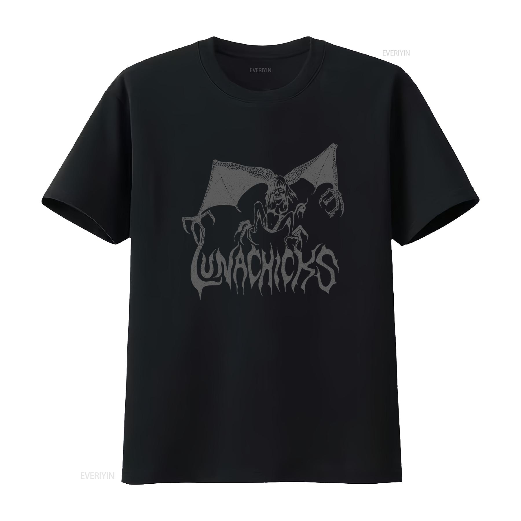

Vintage 1990s Lunachicks T Shirt with Bat Girl Perfect for Rock Fans Plus Bonus 3 CD Lot vintage Washed graphic Versatile 4XL
