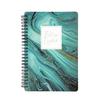 Henry Ciano Fitness Training Budget Planner Loose Leaf Notebook Fabric Cover Folded Leaflet Binding 25 Sheets Gift for Sports