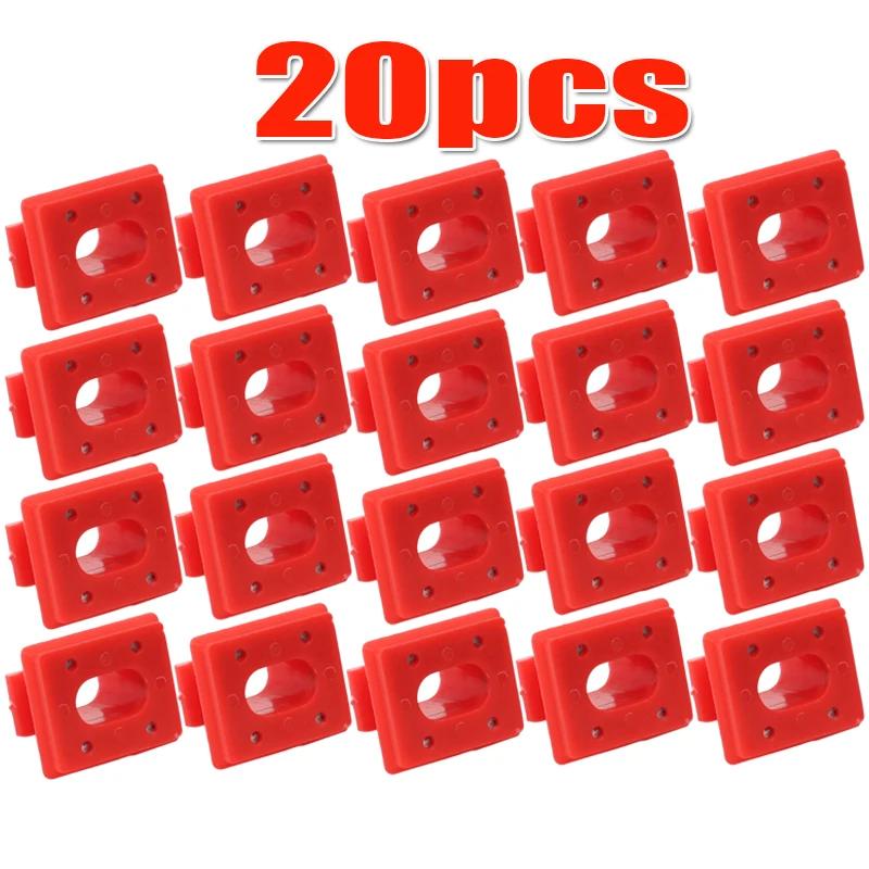 For BMW Interior Dashboard Trim Clip Kit Automotive Fastening ClipsRed Insert Grommet Panel Retaining Clips 5/10/20pcs