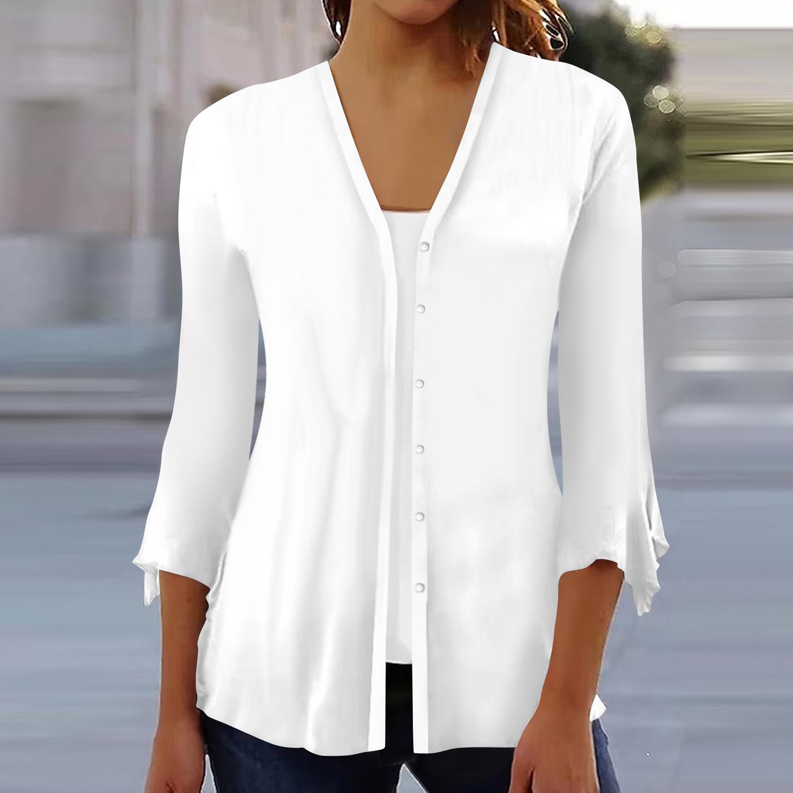 

Женский летний кардиган-шаль с защитой от солнца: Универсальный, Тонкий, Короткий стиль, Доступны большие размеры. XXL