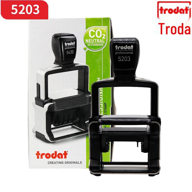 Trodat Heavy-Duty Self-Inking Stamp with Metal Frame and Automatic Ink Release