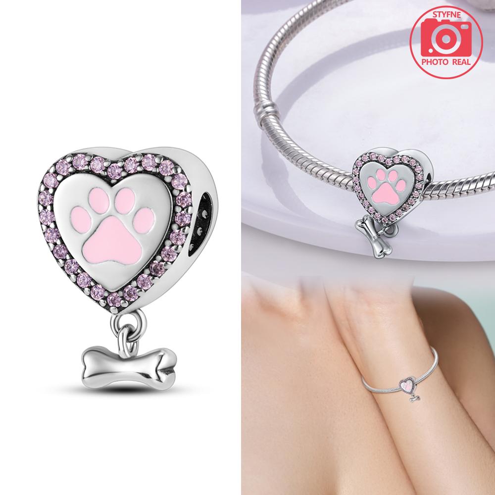 Dog Pet Charms Beads Copper Colors For Charms Copper Colors Original Bracelet For Jewelry Making